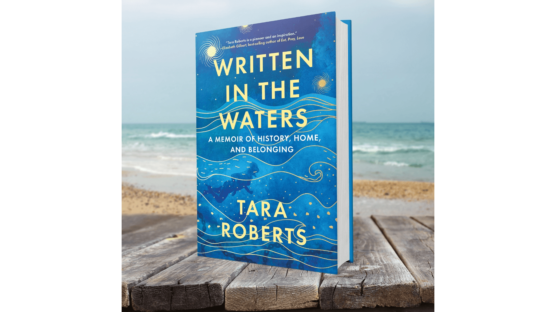 Book cover Written in the Water, by Tara Roberst